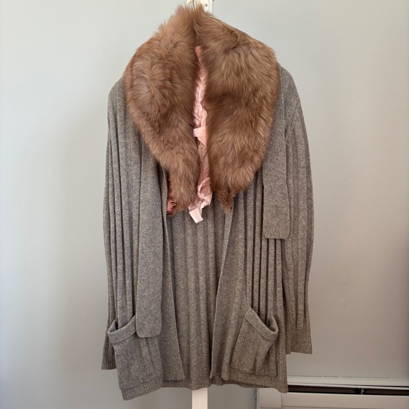 Furveré NY Size M 100% Cashmere Cardigan - Picture 2 of 7